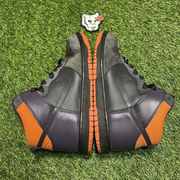 Nike Dunk High Purple/Grey/ Orange - Picture 8 of 16